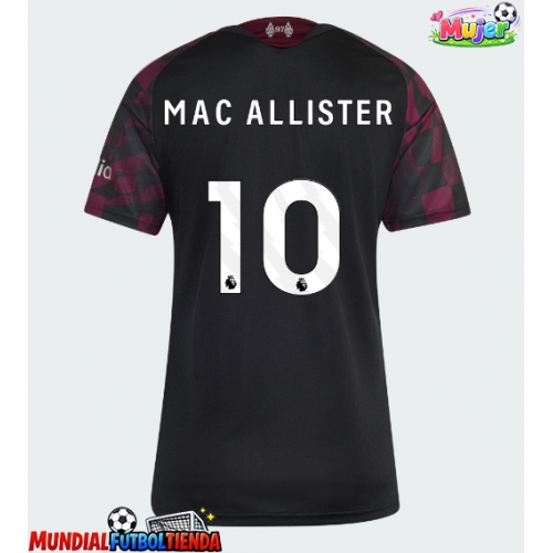 Camiseta Liverpool Alexis Mac Allister #10 Tercera Equipación Replica 2026-27 para mujer mangas cortas